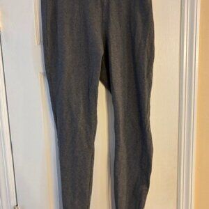 Lands End Women's Heathered Grey Starfish Tall Leggings Size M ( 10-12) Tall